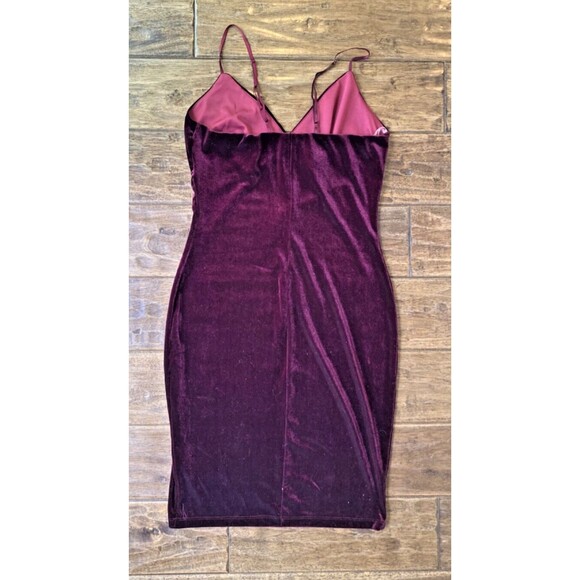 Windsor Velvet Y2K Mini Dress Small Red Goth Whimsigoth Vamp Romantic Holiday - Picture 2 of 8